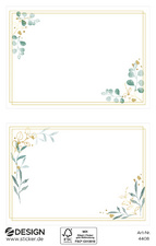  Haushalts-Etiketten, rechteckig