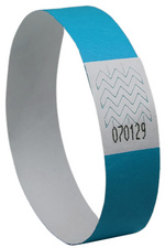 Bracelet imprimable, bleu fluo