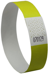 Bracelet imprimable, jaune fluo