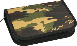 Schüleretui Camouflage, grün