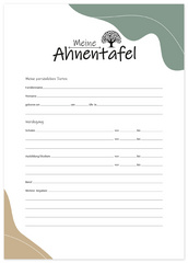 Ahnentafel "Meine Ahnentafel"