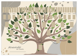 Schmuck-Ahnentafel "Illustrierter Baum"