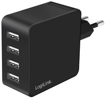 Chargeur secteur USB, noir