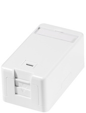 Aufputzdose für Keystone Module, 1-fach