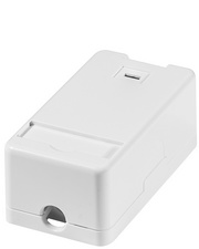Aufputzdose für Keystone Module, 1-fach