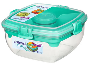Salatbox SALAD TO GO, mintgrün