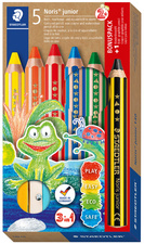 Hexagonal-Buntstift Noris junior 3 in 1, Bonuspack