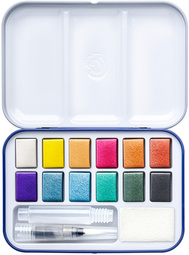 Metallic-Aquarellfarbe, 12er Metalletui