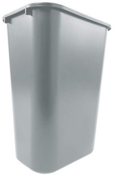   Kunststoff-Papierkorb, 39 Liter, grau