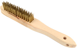 Brosse métallique, 4 rangées