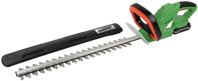 Akku-Heckenschere mit Messer-Schutzköcher