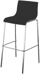 Chaise de bar HARPER, noir