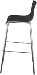 Chaise de bar HARPER, noir