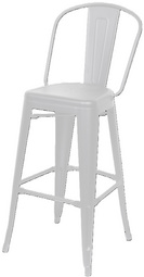 Chaise de bar d'extérieur URBAN, blanc