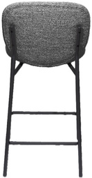 Chaise de bar TWIST, gris