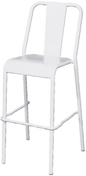 Chaise de bar d'extérieur ARTY, blanc