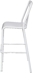 Chaise de bar d'extérieur ARTY, blanc