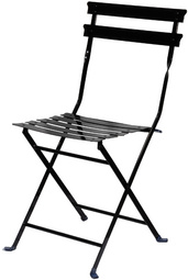 Outdoor-Klappstuhl EDEN, schwarz