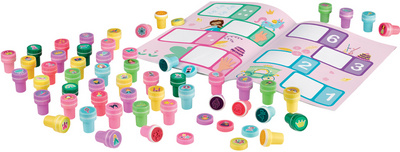 Coffret de 52 tampons "Princesses", contenu