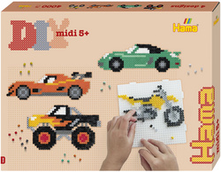  Perles à repasser midi "Véhicules", coffret cadeau