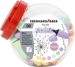 Textmarker MINI Pastell, 30er Bonbonglas