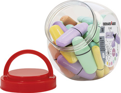 Textmarker MINI Pastell, 30er Bonbonglas