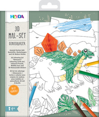 3D Mal-Set "Dinosaurier"