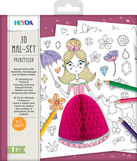 3D Mal-Set "Prinzessin"