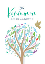 Kommunionskarte "Baum"