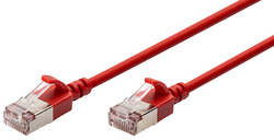 Câble de brassage Slim cat. 6A, F/FTP, rouge