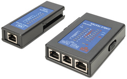 Netzwerk-Kabeltester RJ45, Detailansicht