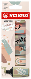 Surligneur BOSS(R) MINI Naturevibes, étui carton de 6