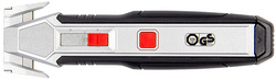 Folienschneider & Schaber 2-in-1: zeigt den Folienschneider