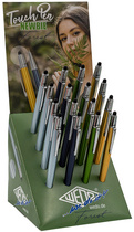 Stylet 2 en 1 "NEWBIE FOREST", présentoir de 16