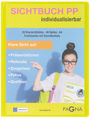 Präsentations-Sichtbuch "School", lindgrün