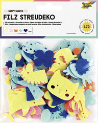 Filz-Streudeko "Happy Shapes"