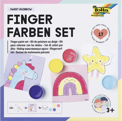 Fingerfarben-Set SWEET RAINBOW