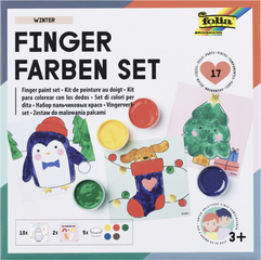 Fingerfarben-Set "WINTER"