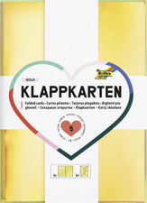 Kit de cartes pliantes, or