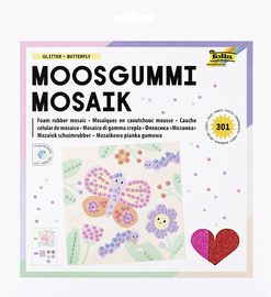 Moosgummi-Mosaik "BUTTERFLY"