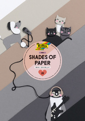 Tonpapier- & Fotokarton-Block "Shades of Grey"