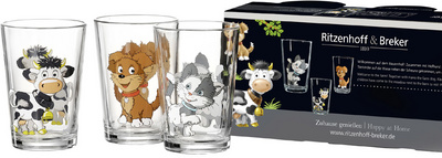 Trinkglas HOFTIERE, 3er Set