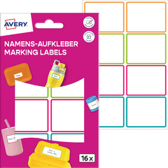 Namens-Etiketten, 34 x 48 mm