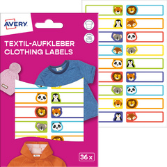 Textil-Etiketten, Tiere