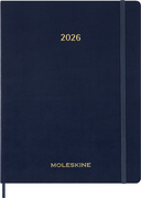 Buchkalender Essential 2025/2026, 15 Monate, saphirblau