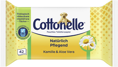 Papier toilette humide, avec camomille & Aloe vera