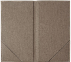 Rechnungsmappe, beige