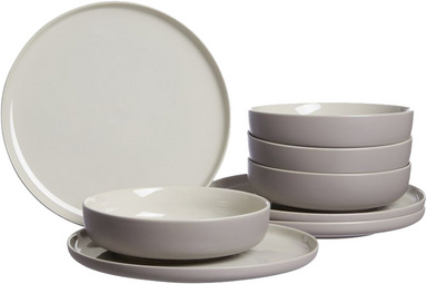 Tafelservice JASPER TAUPE, 8-teilig