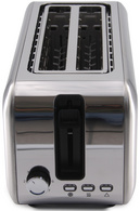 4-Scheiben-Toaster Dual Inox, Seitenansicht