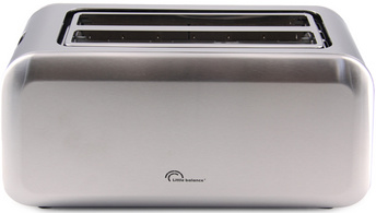 4-Scheiben-Toaster Dual Inox, frontal
